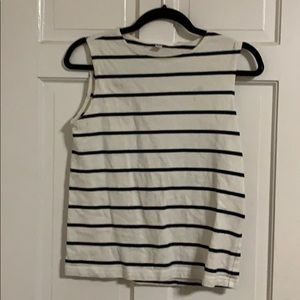 Uniqlo striped cotton tank